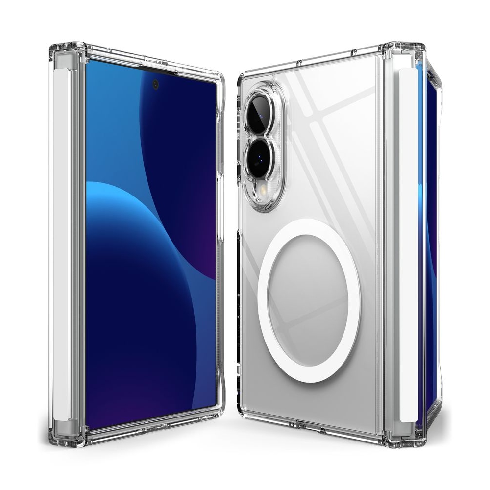 Ringke Fusion Flap obal s MagSafe na Samsung Galaxy Z Fold 8 - priehľadný