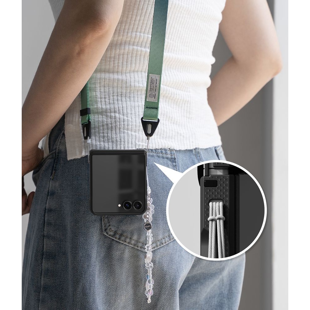 Ringke Onyx Flap obal na Samsung Galaxy Z Flip 8 - čierny