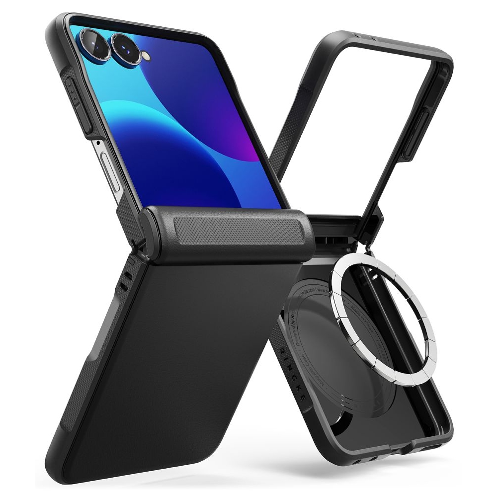 Ringke Onyx Flap obal s MagSafe na Samsung Galaxy Z Flip 8 - čierny