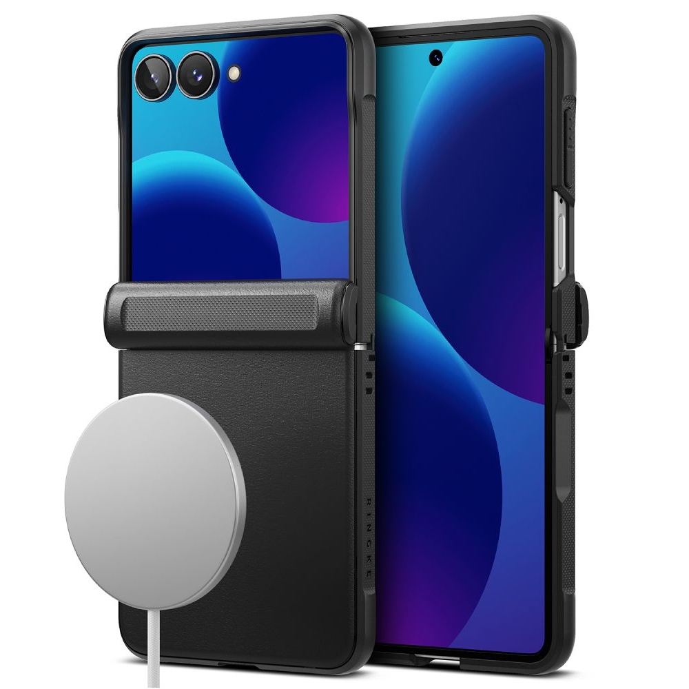 Ringke Onyx Flap obal s MagSafe na Samsung Galaxy Z Flip 8 - čierny