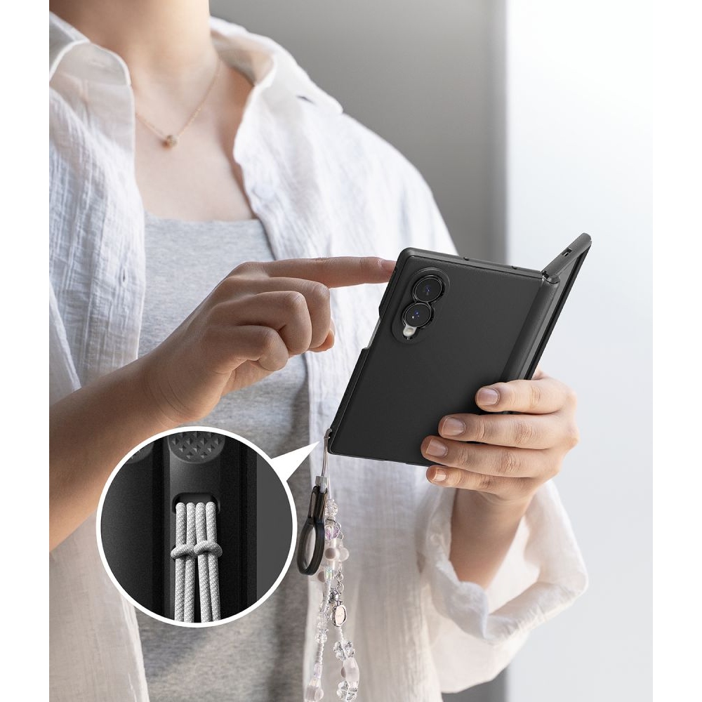Ringke Onyx Flap obal s MagSafe na Samsung Galaxy Z Fold 8 - čierny