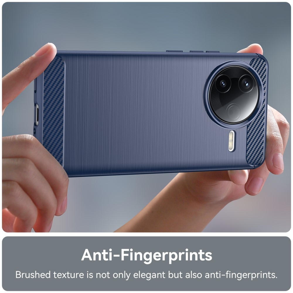 Carbon odolný gélový obal na Xiaomi Poco F7 Pro - modrý