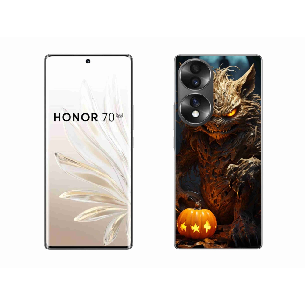 Gélový kryt mmCase na Honor 70 - halloweenska príšera