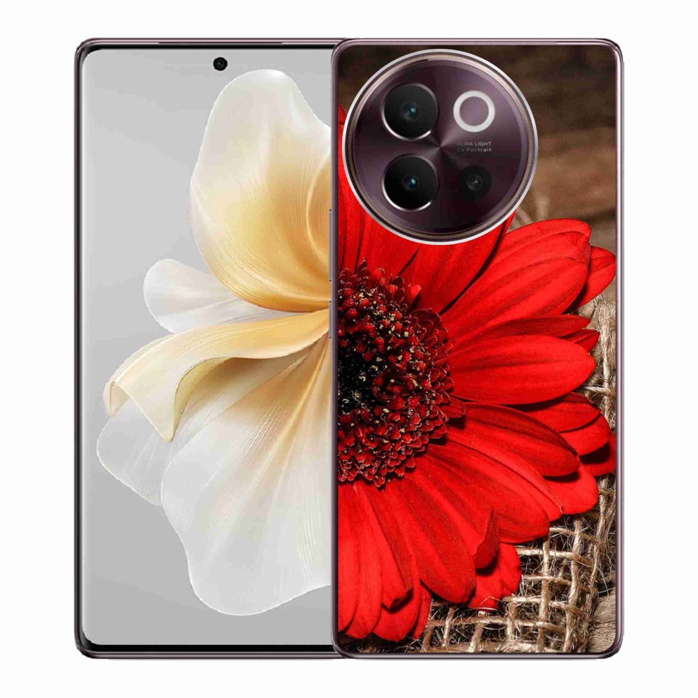 Gélový kryt mmCase na Vivo V40 Lite 5G - gerbera