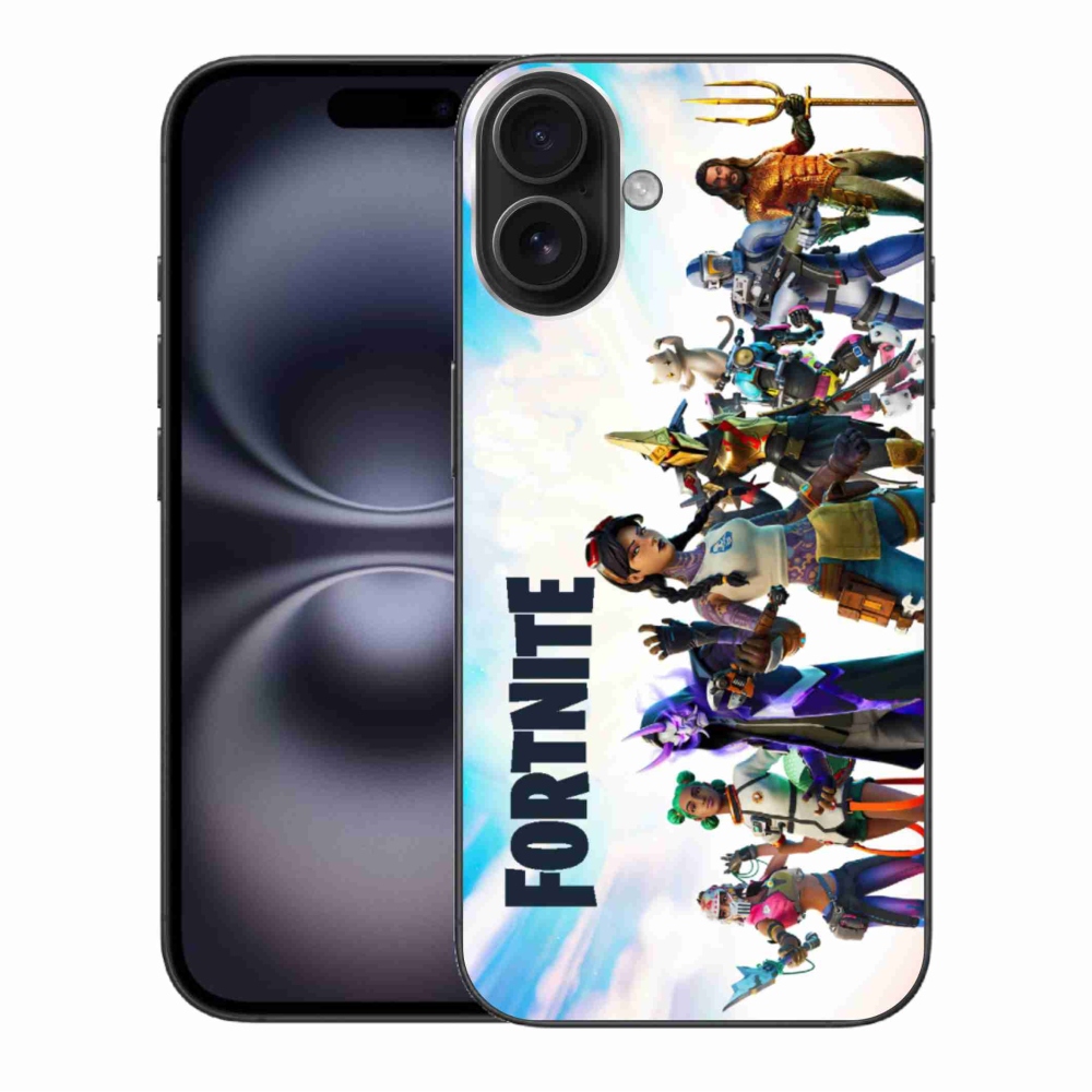 Gélový kryt mmCase na iPhone 16 Plus - fortnite