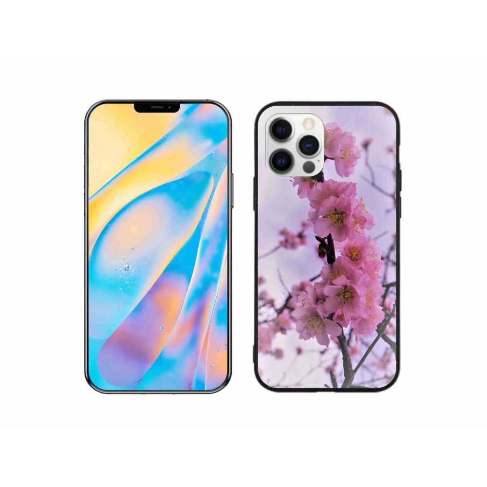 Gélový kryt mmCase na iPhone 12 - kvety 7