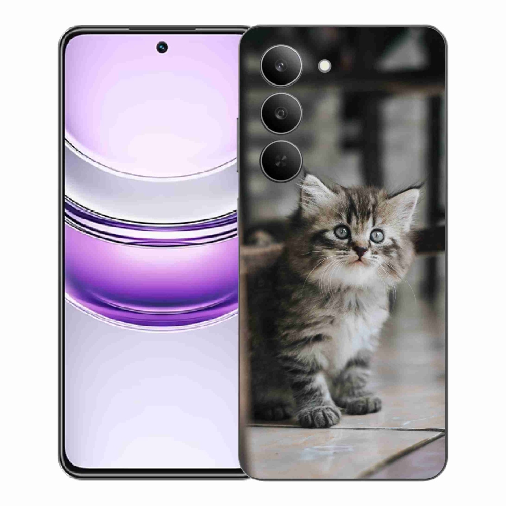 Gélový kryt mmCase na Realme 14x 5G - mačiatko