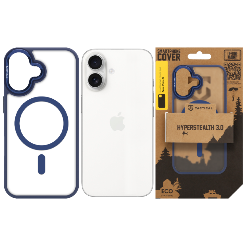 Tactical MagForce Hyperstealth 3.0 Puzdro pre Apple iPhone 16 Deep Blue
