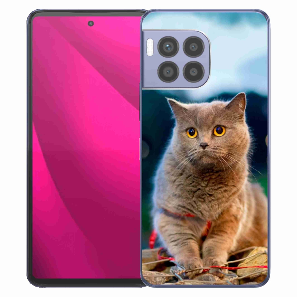 Gélový kryt mmCase na T-Mobile T Phone 2 Pro - britská modrá 2
