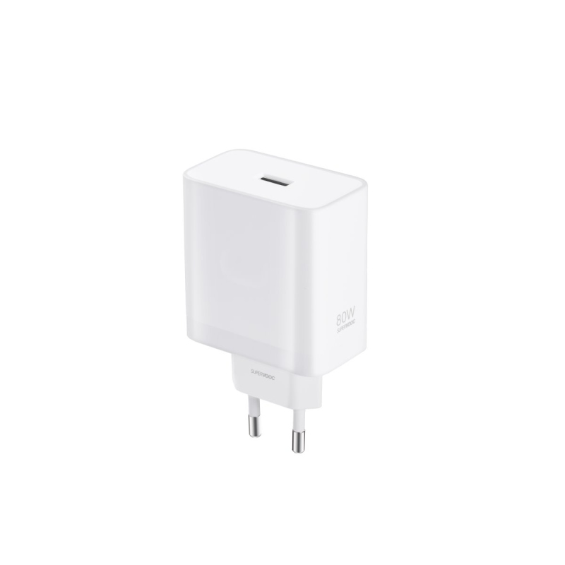 OnePlus SuperVOOC Charger 80W USB-A Cestovný Nabíjač White