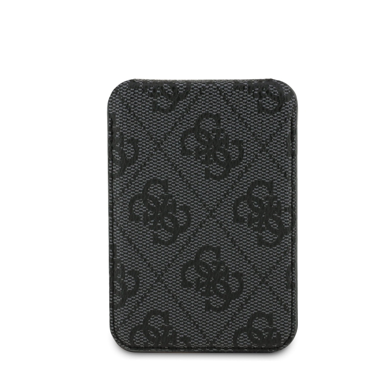 Guess 4G Metal Logo MagSafe Cardslot Peňaženka so Stojanom Black