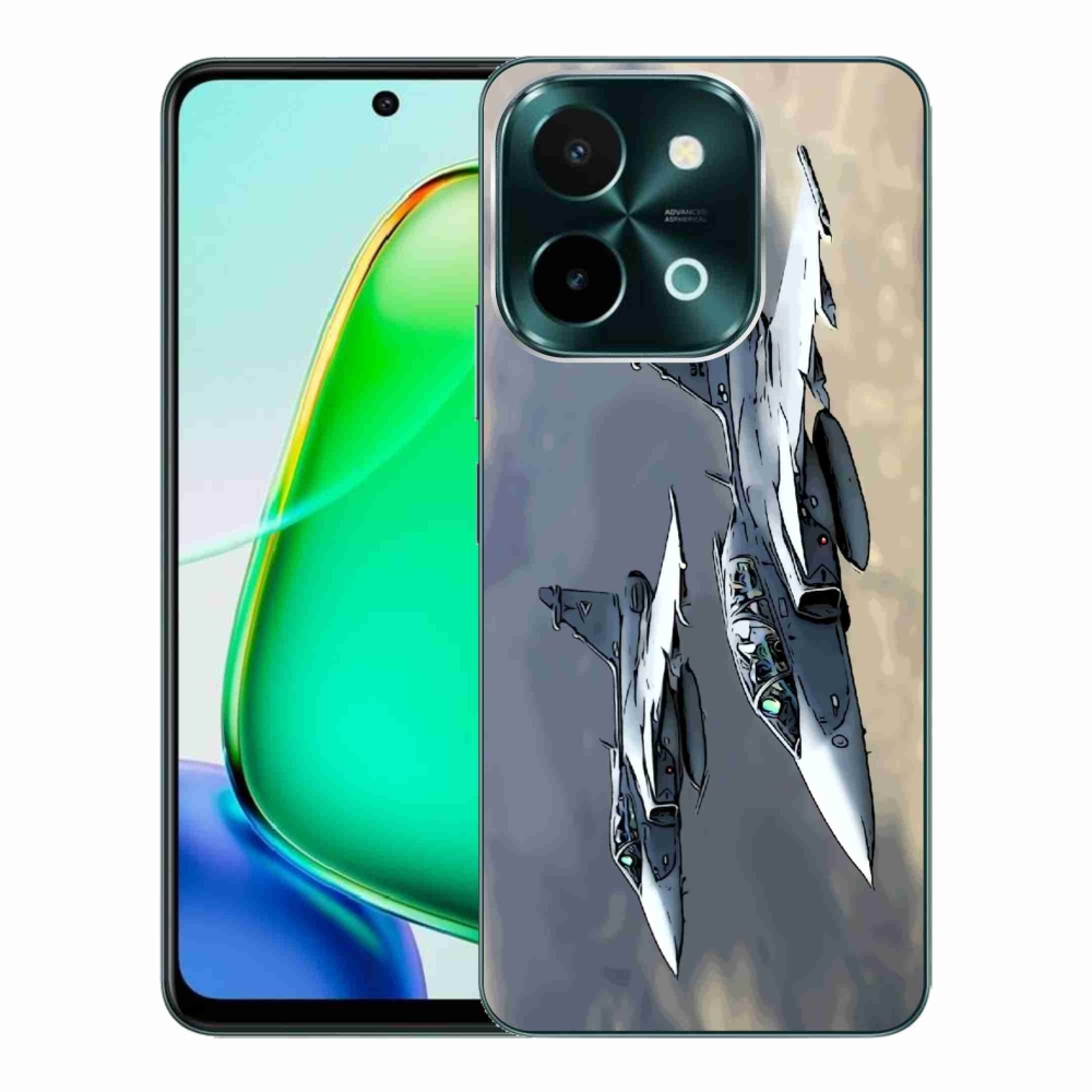Gélový kryt mmCase na Vivo Y28 - stíhačky