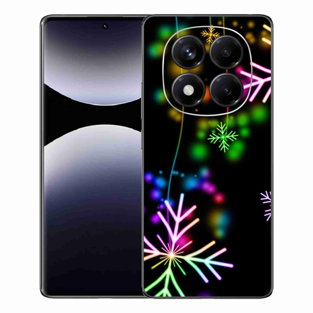 Gélový kryt mmCase na Xiaomi Redmi Note 14 Pro - farebné vločky