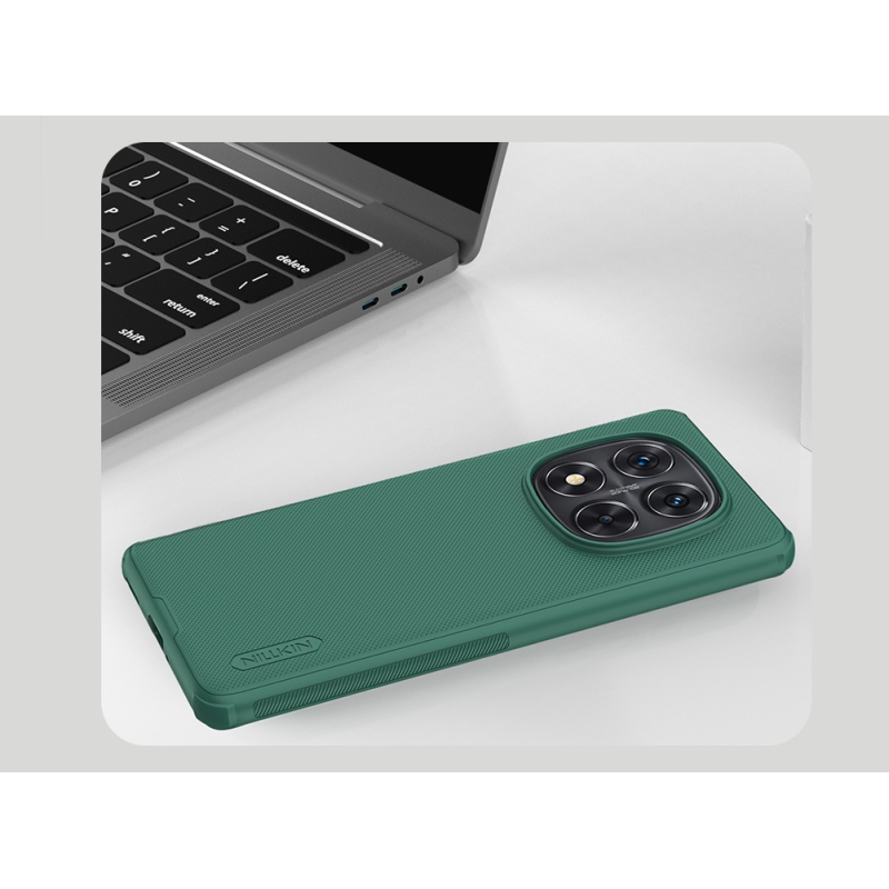 Nillkin Super Frosted PRO Zadný Kryt pre Xiaomi Redmi Note 14 Pro+ 5G Dark Green
