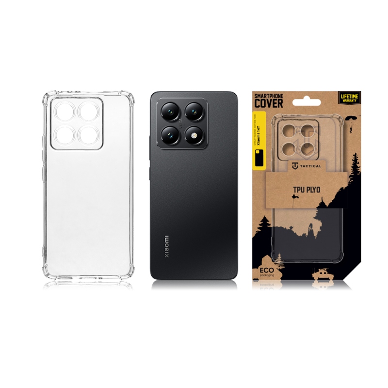 Tactical TPU Plyo Kryt pre Xiaomi 14T Transparent