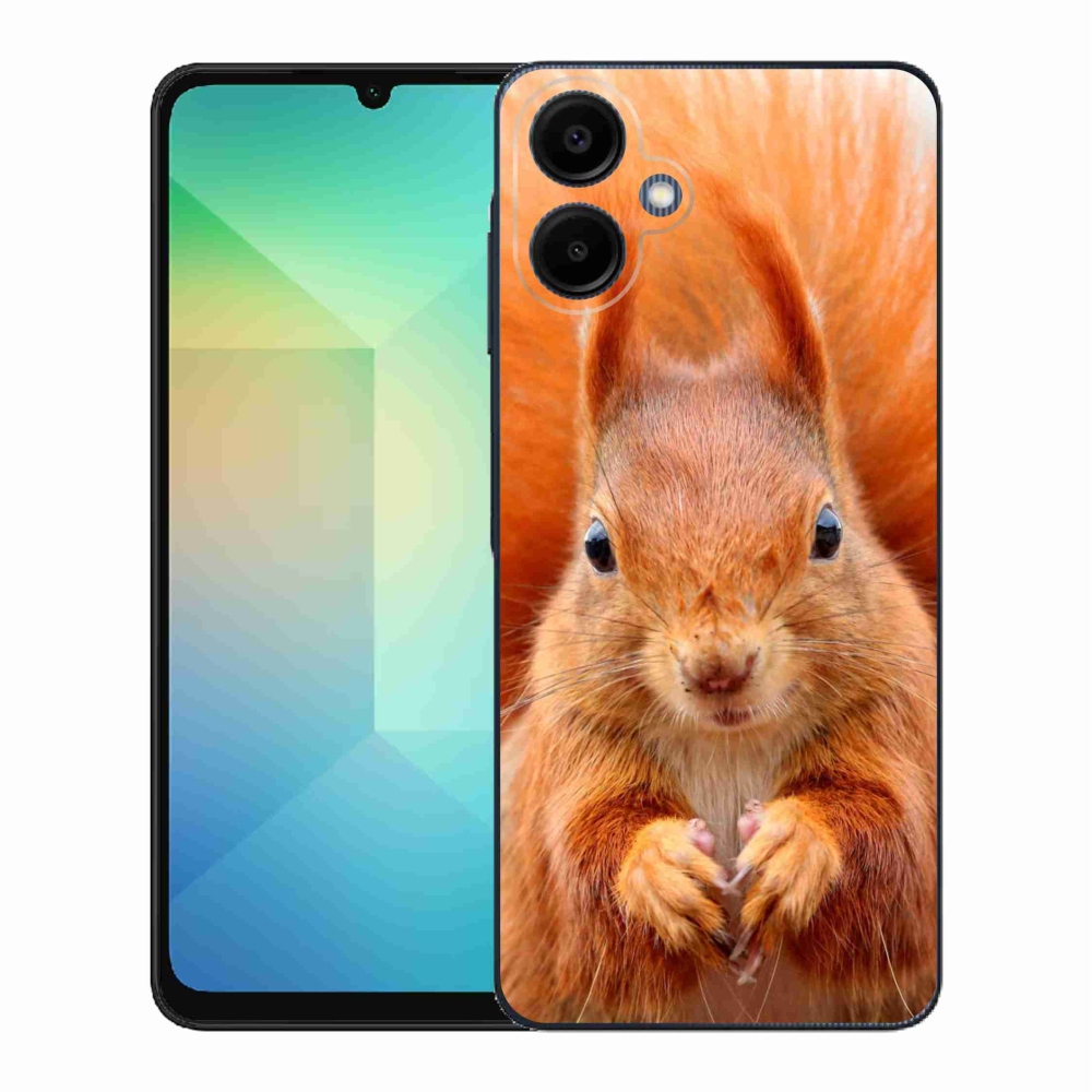 Gélový kryt mmCase na Samsung Galaxy A06 4G - veverička