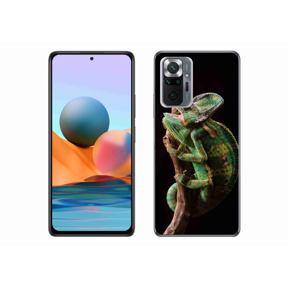 Gélový kryt mmCase na Xiaomi Redmi Note 10 Pro - chameleón