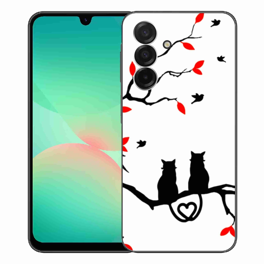 Gélový kryt mmCase na Samsung Galaxy A26 5G - mačacia láska