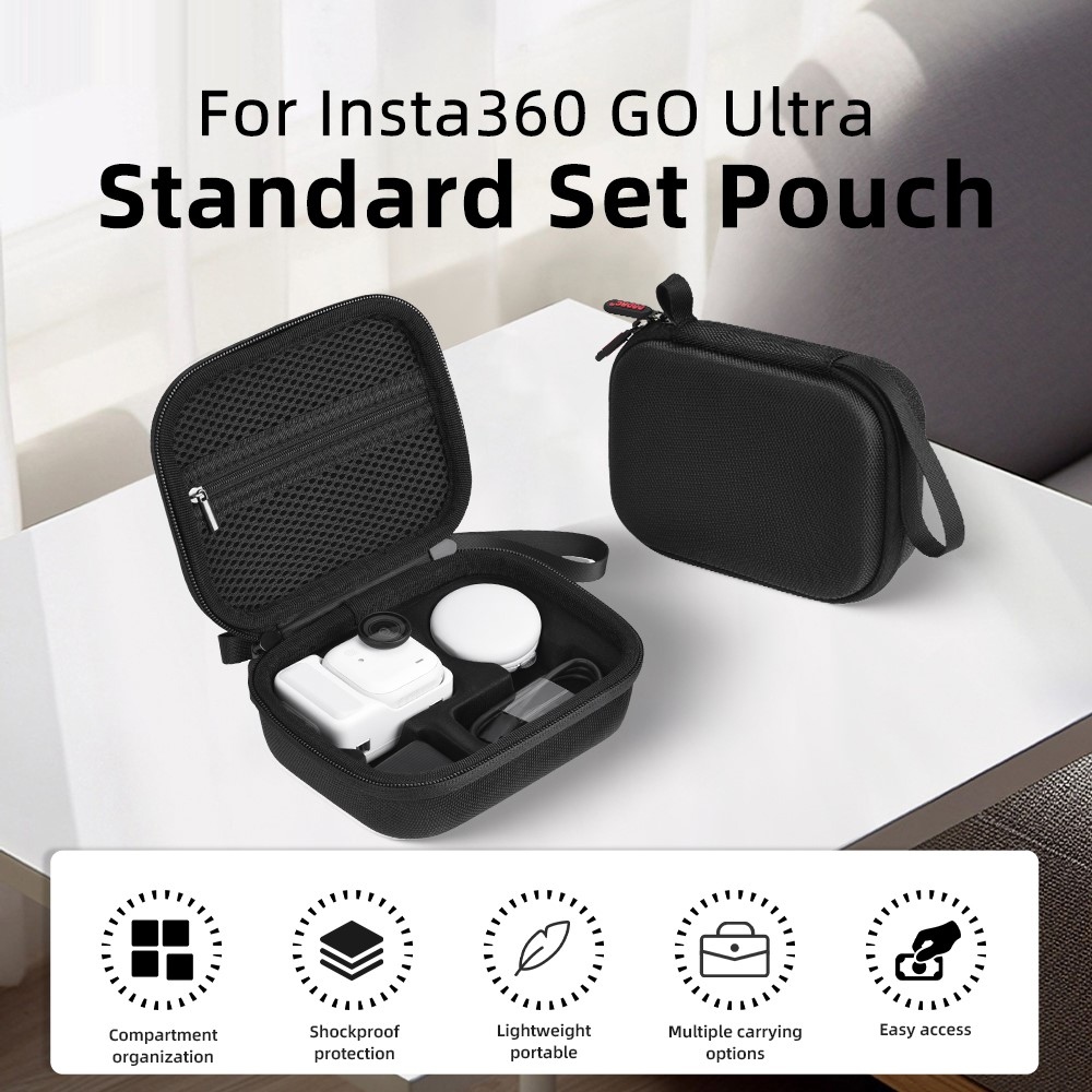 BRDRC úložné púzdro pre Insta360 GO Ultra Standard Edition s karabínou