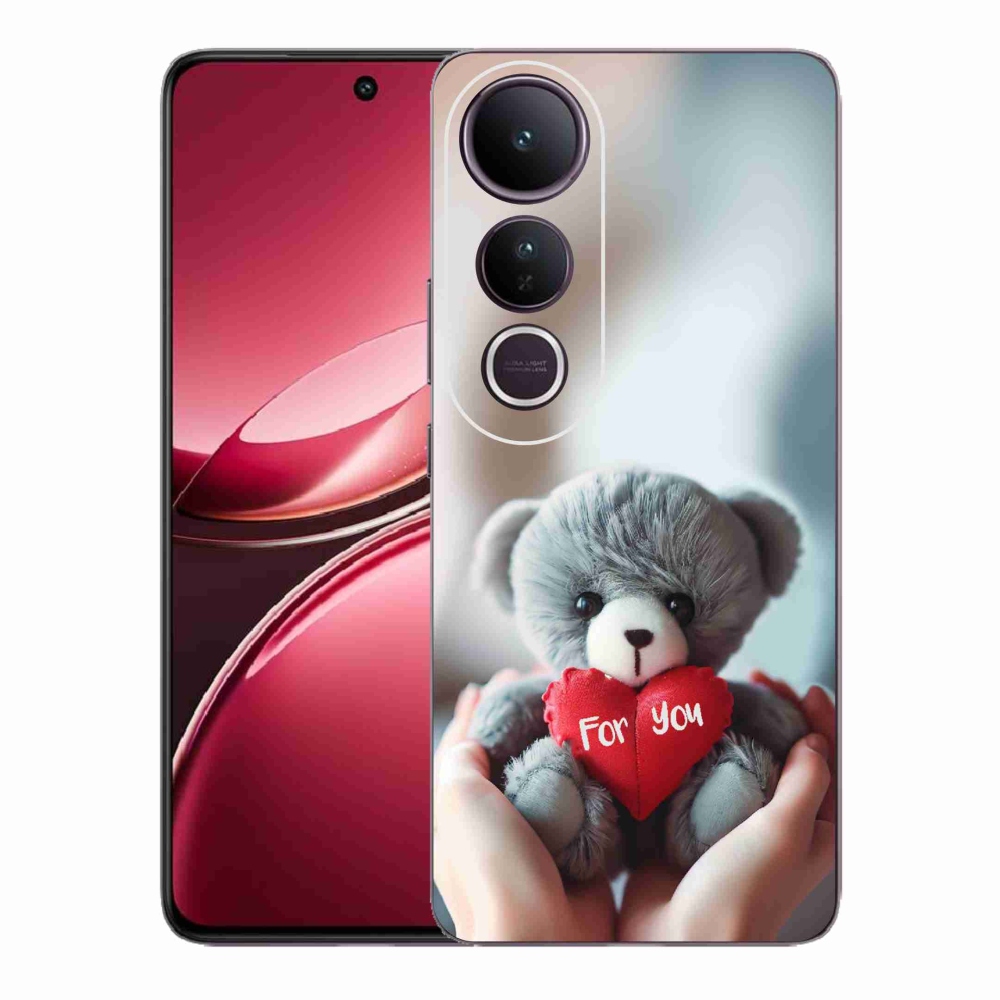 Gélový kryt mmCase na Vivo V50 Lite 4G/5G - medvedík pre zamilovaných