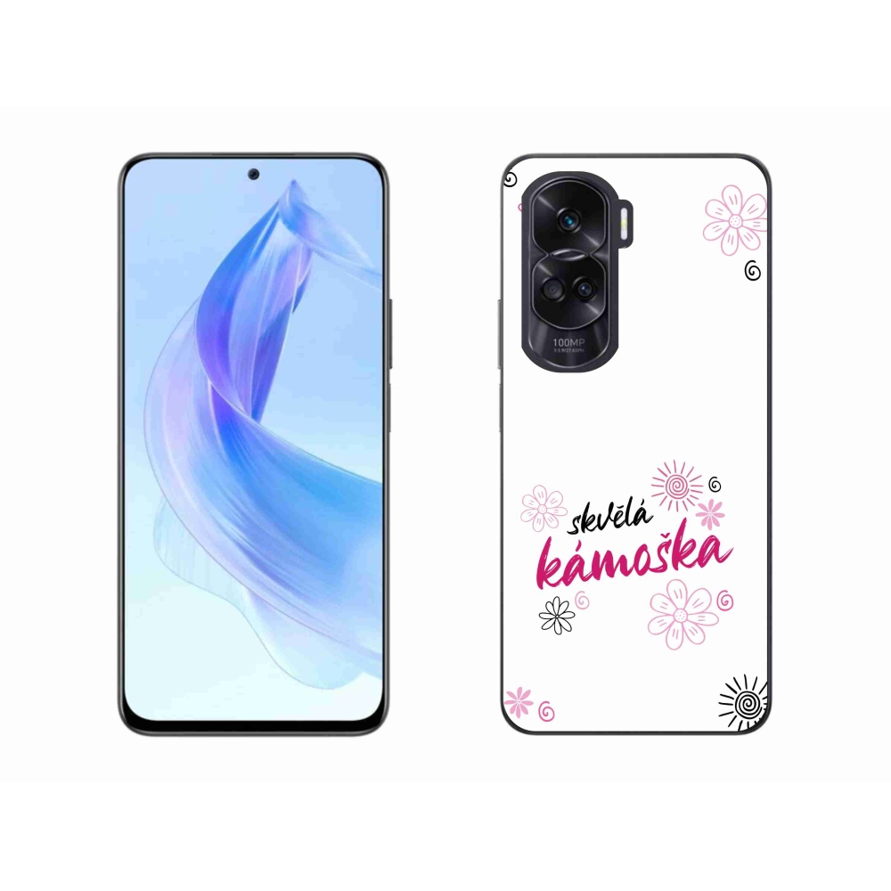 Gélový kryt mmCase na Honor 90 Lite - skvelá kamoška biele pozadie