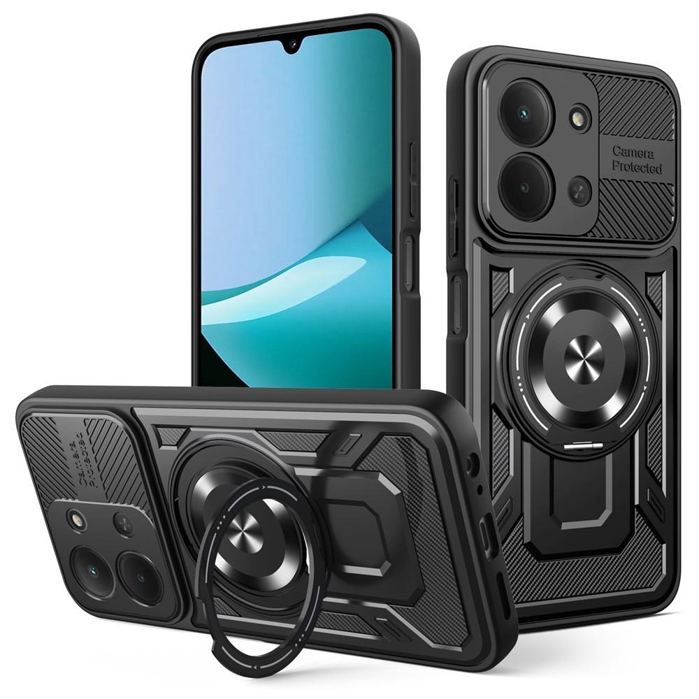 Robust odolný kryt s MagSafe na Xiaomi Poco F8 Pro 5G - čierny