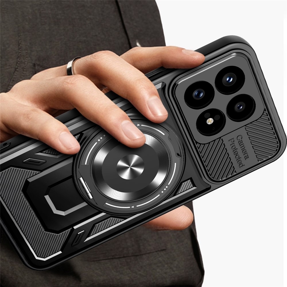 Robust odolný kryt s MagSafe na Xiaomi Poco F8 Pro 5G - čierny