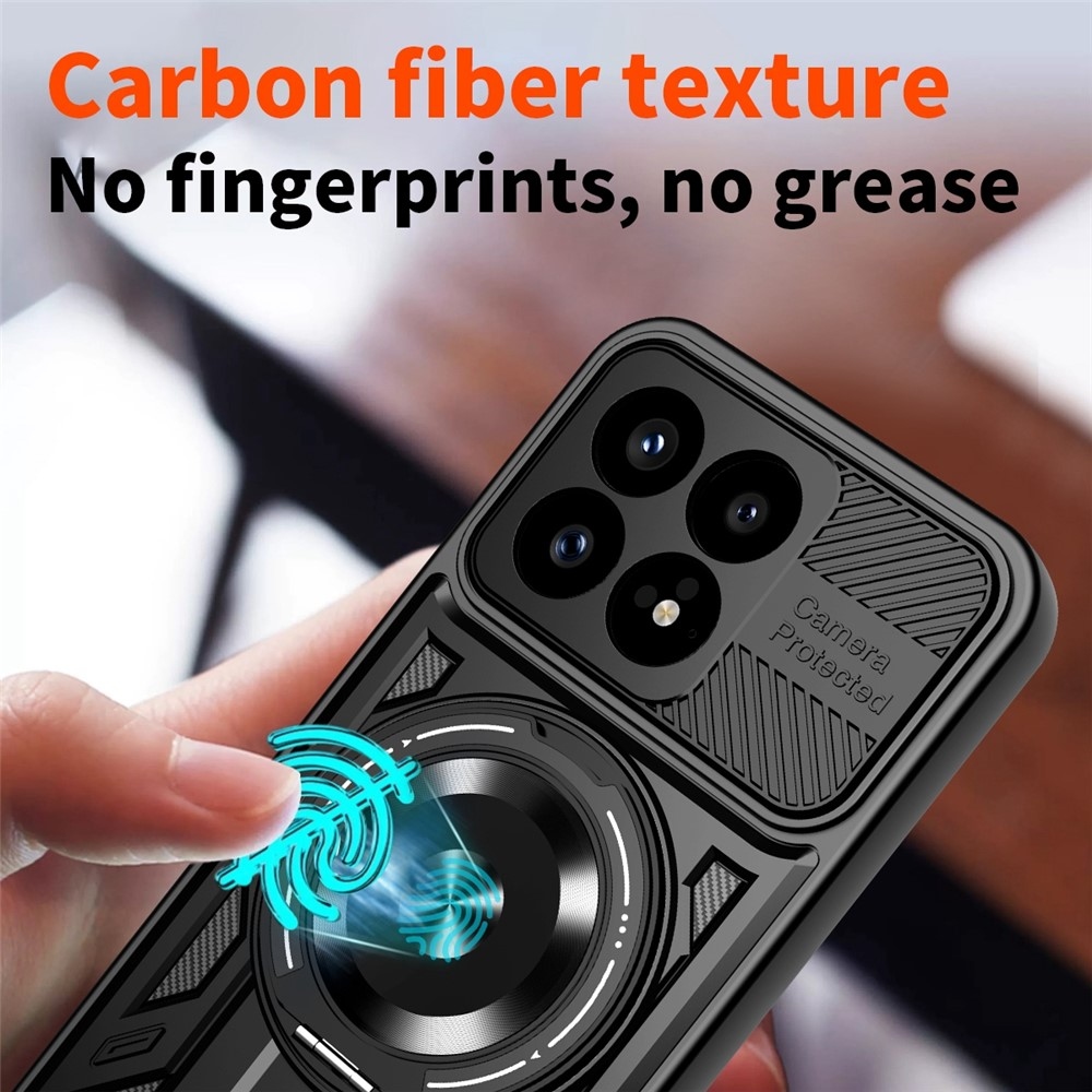 Robust odolný kryt s MagSafe na Xiaomi Poco F8 Pro 5G - čierny