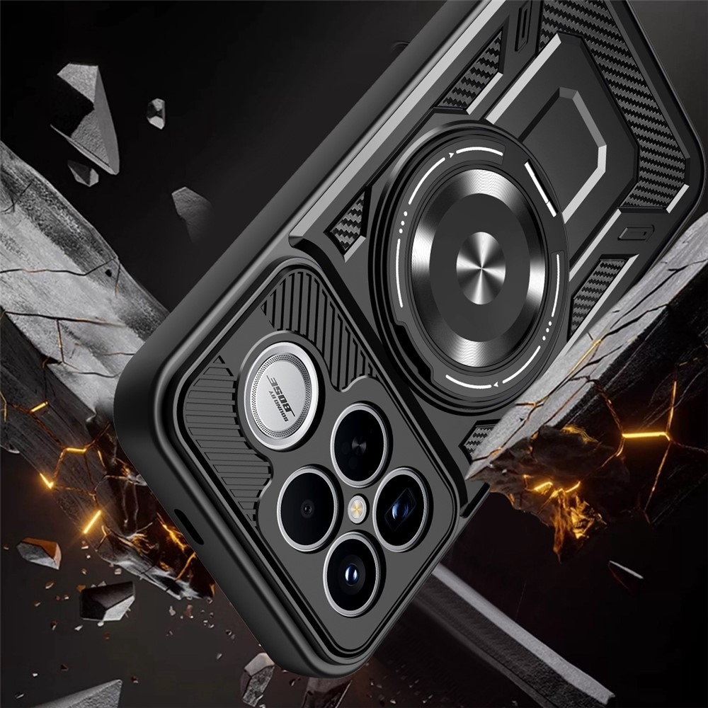 Robust odolný kryt s MagSafe na Xiaomi Poco F8 Ultra 5G - čierny