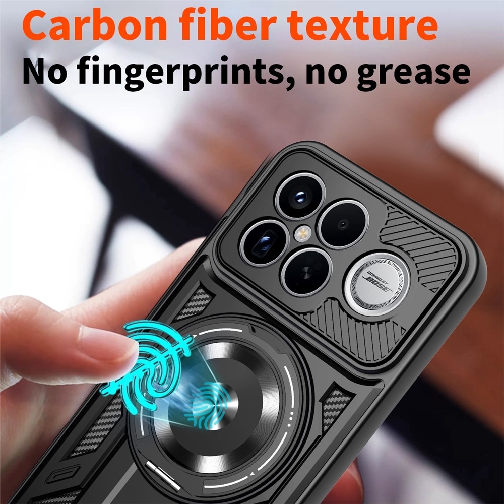 Robust odolný kryt s MagSafe na Xiaomi Poco F8 Ultra 5G - čierny