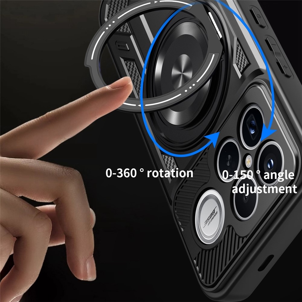 Robust odolný kryt s MagSafe na Xiaomi Poco F8 Ultra 5G - čierny