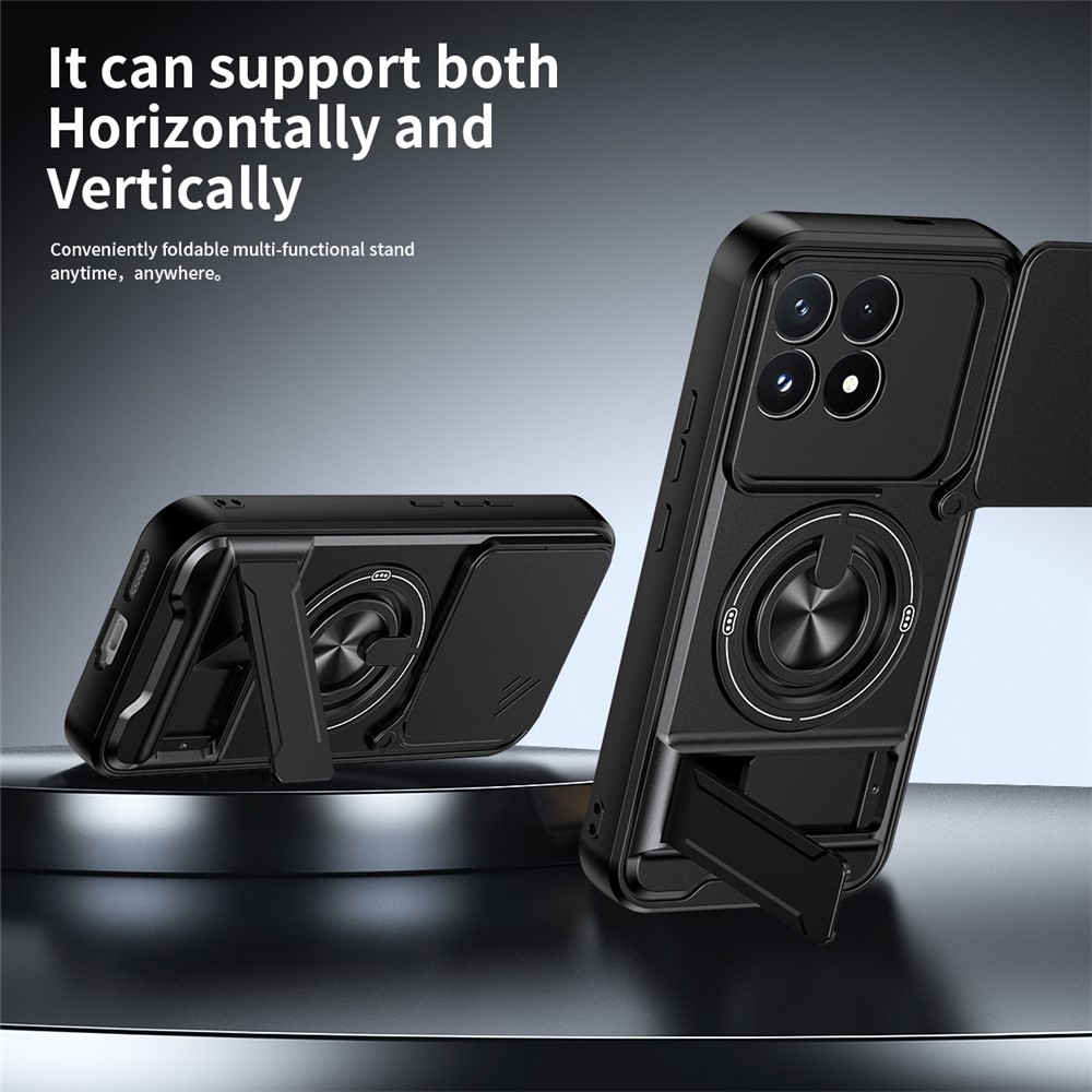 Robuste odolný kryt na Xiaomi Poco F9 Pro 5G - čierny