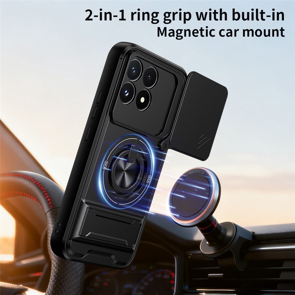 Robuste odolný kryt na Xiaomi Poco F9 Pro 5G - čierny