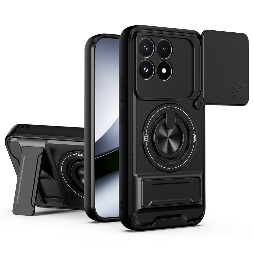 Robuste odolný kryt na Xiaomi Poco F9 Pro 5G - čierny