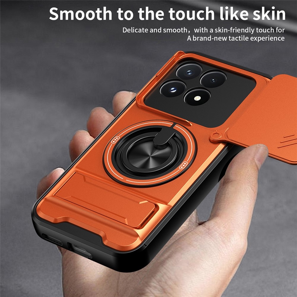 Robuste odolný kryt na Xiaomi Poco F9 Pro 5G - oranžový