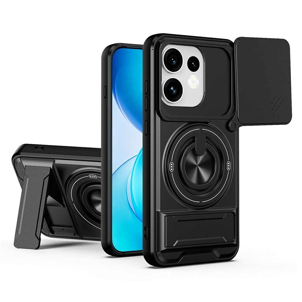 Robuste odolný kryt s MagSafe na Oppo Reno 16 Pro 5G/Oppo Reno 16 5G - čierny