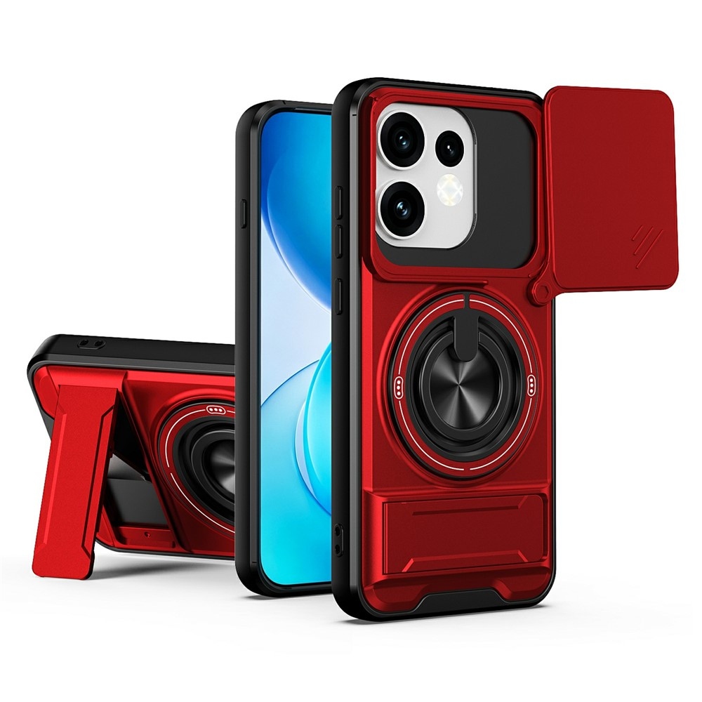 Robuste odolný kryt s MagSafe na Oppo Reno 16 Pro 5G/Oppo Reno 16 5G - červený