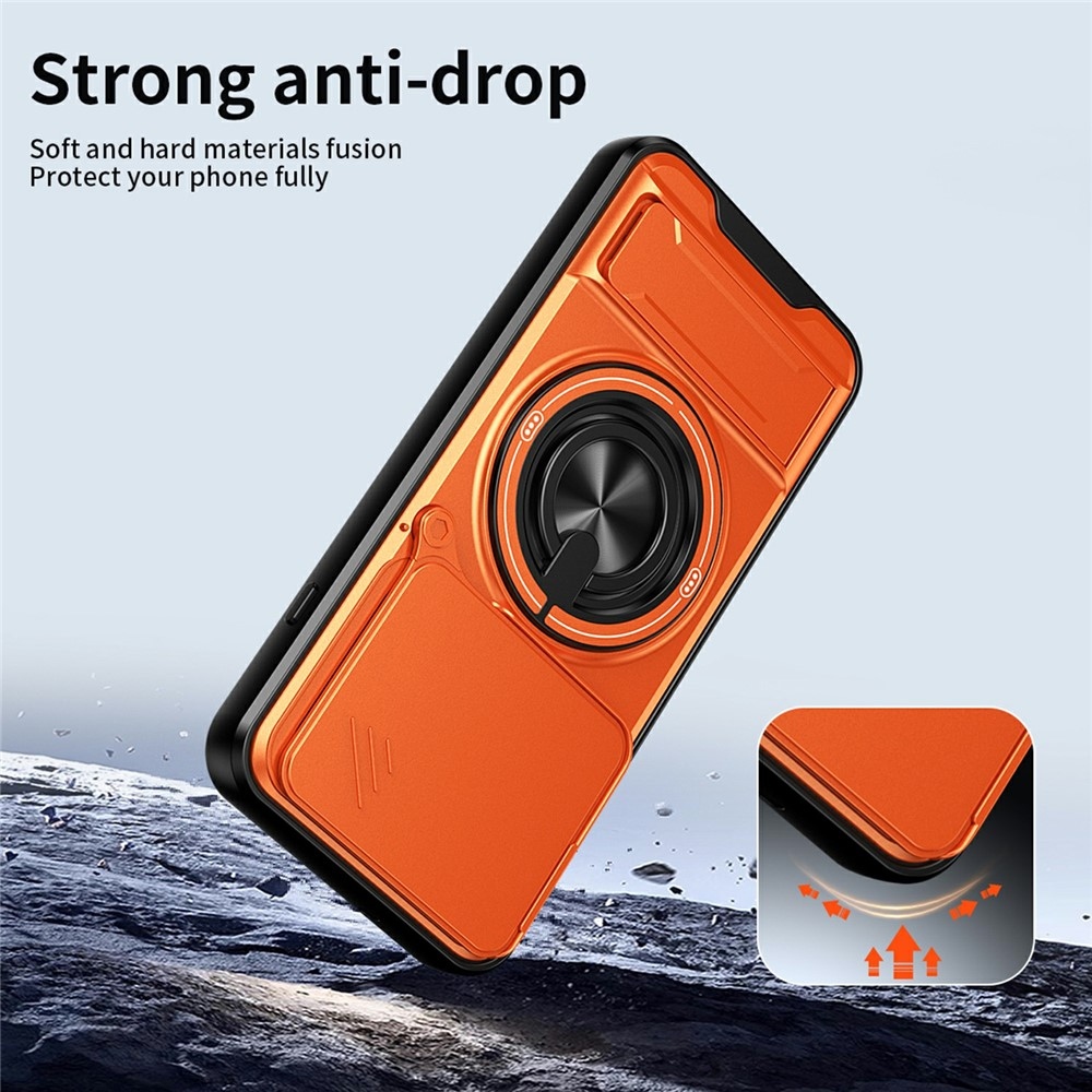 Robuste odolný kryt s MagSafe na Oppo Reno 16 Pro 5G/Oppo Reno 16 5G - oranžový