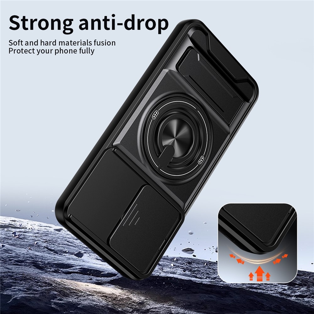 Robuste odolný kryt s MagSafe na Xiaomi Redmi Note 17 Pro 5G - čierny
