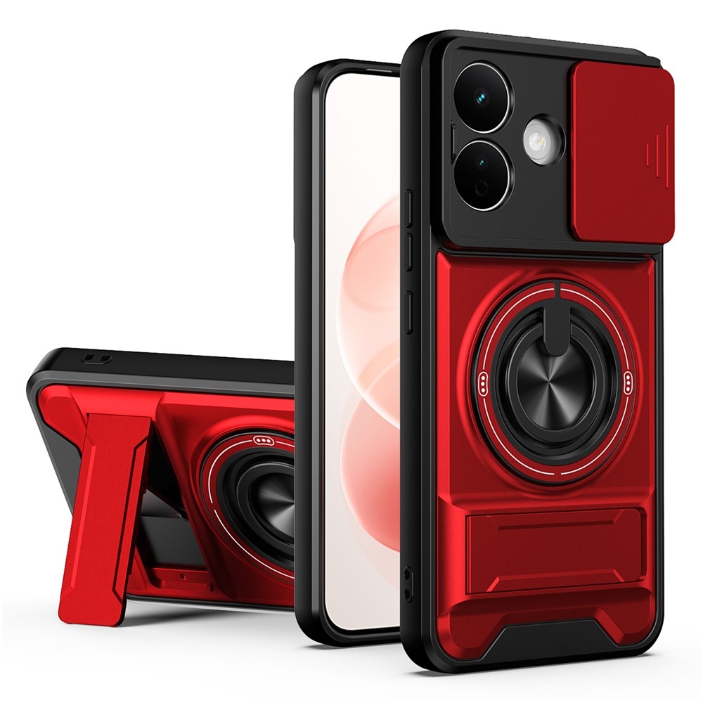 Robuste odolný kryt s MagSafe na Xiaomi Redmi Note 17 Pro 5G - červený