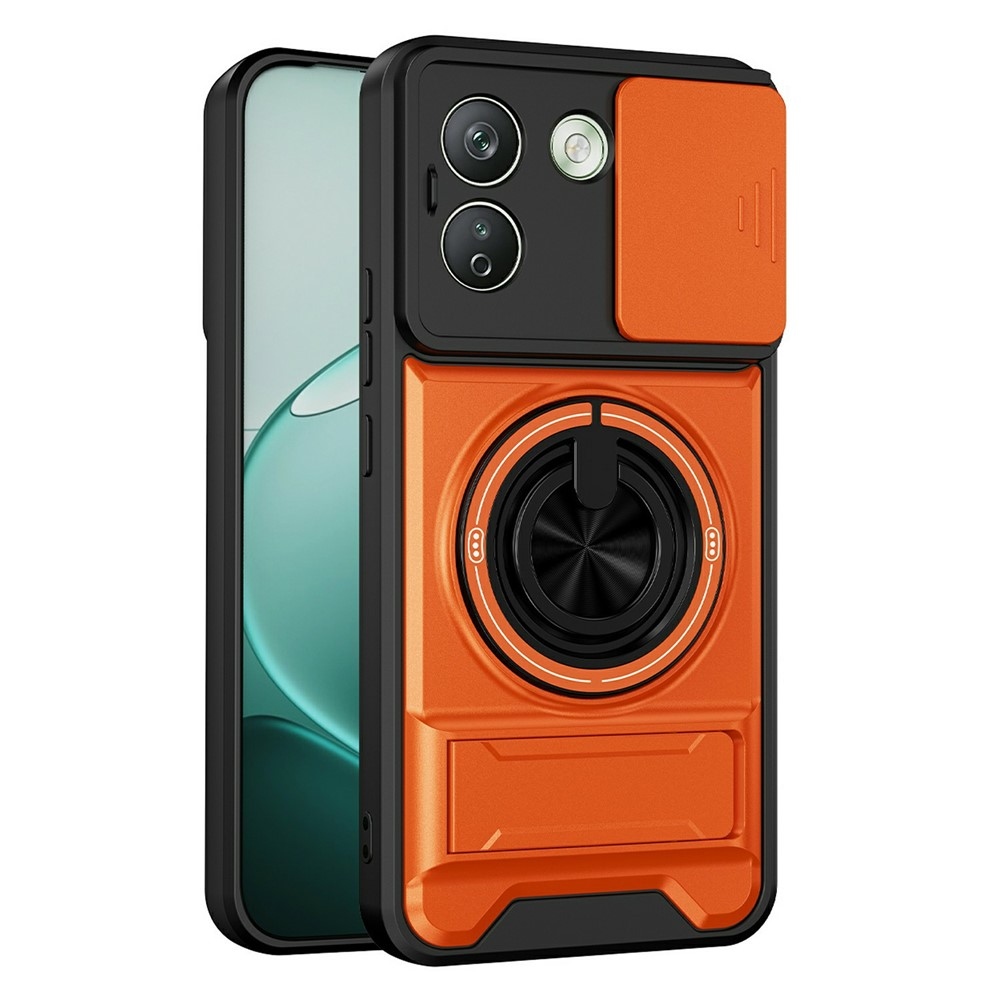 Robuste odolný kryt s MagSafe na Xiaomi Redmi Note 17 Pro Max 5G - oranžový