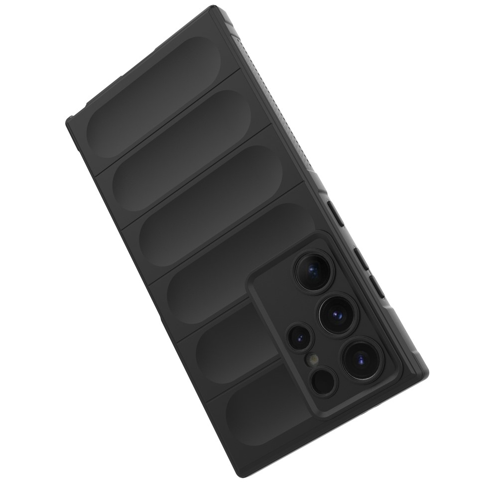 Rugg odolný gélový obal na Samsung Galaxy S24 Ultra - čierny