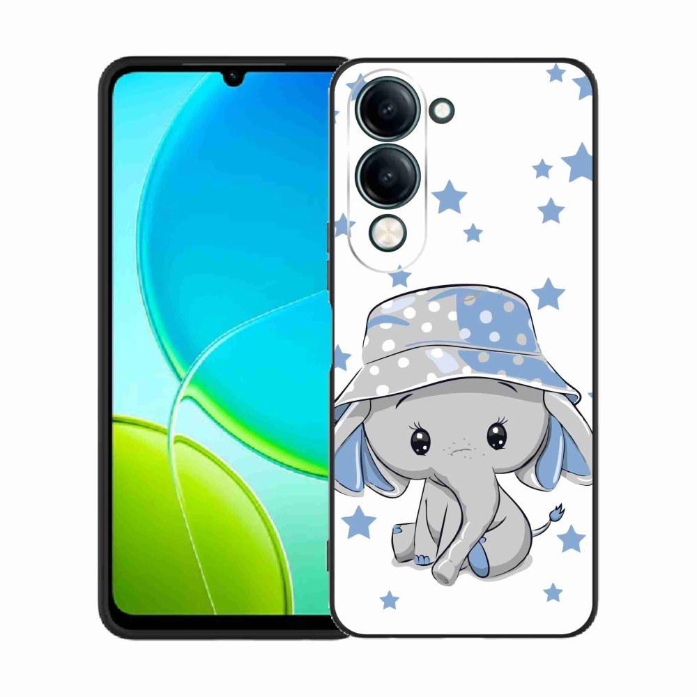 Gélový kryt mmCase na Vivo Y29s 5G - modrý slon