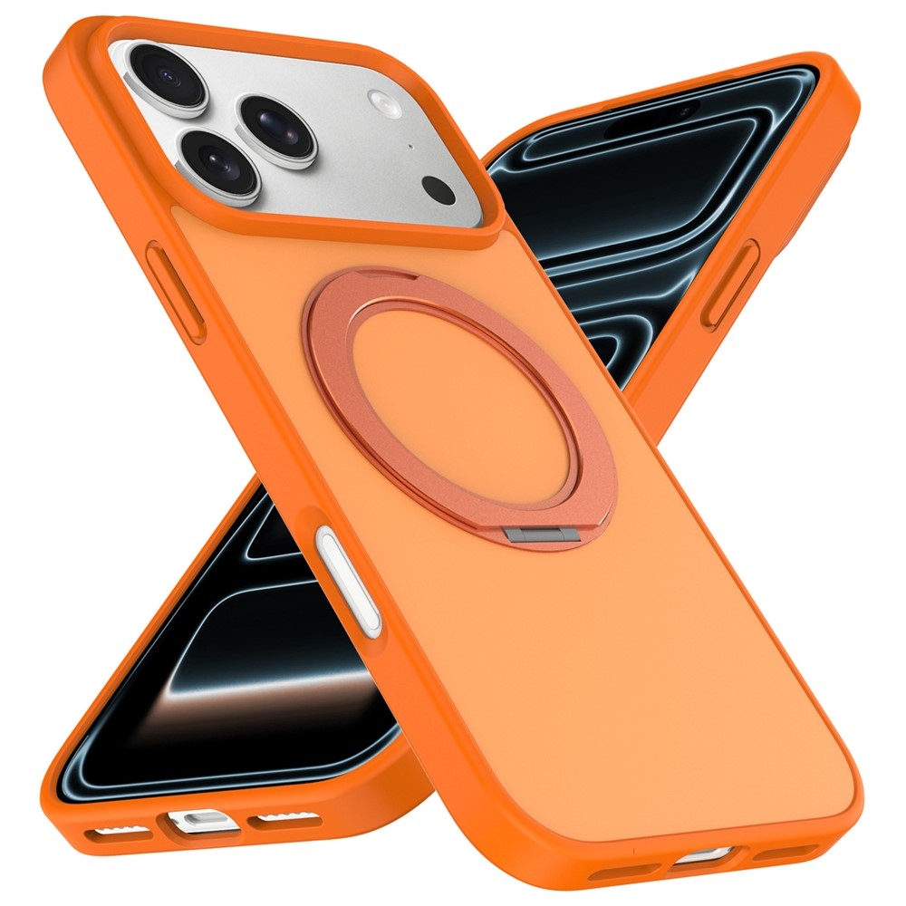 Rotaty gélový obal s pevným chrbtom a MagSafe na iPhone 18 Pro Max/17 Pro Max - oranžový