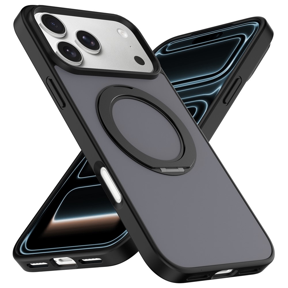 Rotaty gélový obal s pevným chrbtom a MagSafe na iPhone 18 Pro Max/17 Pro Max - šedý