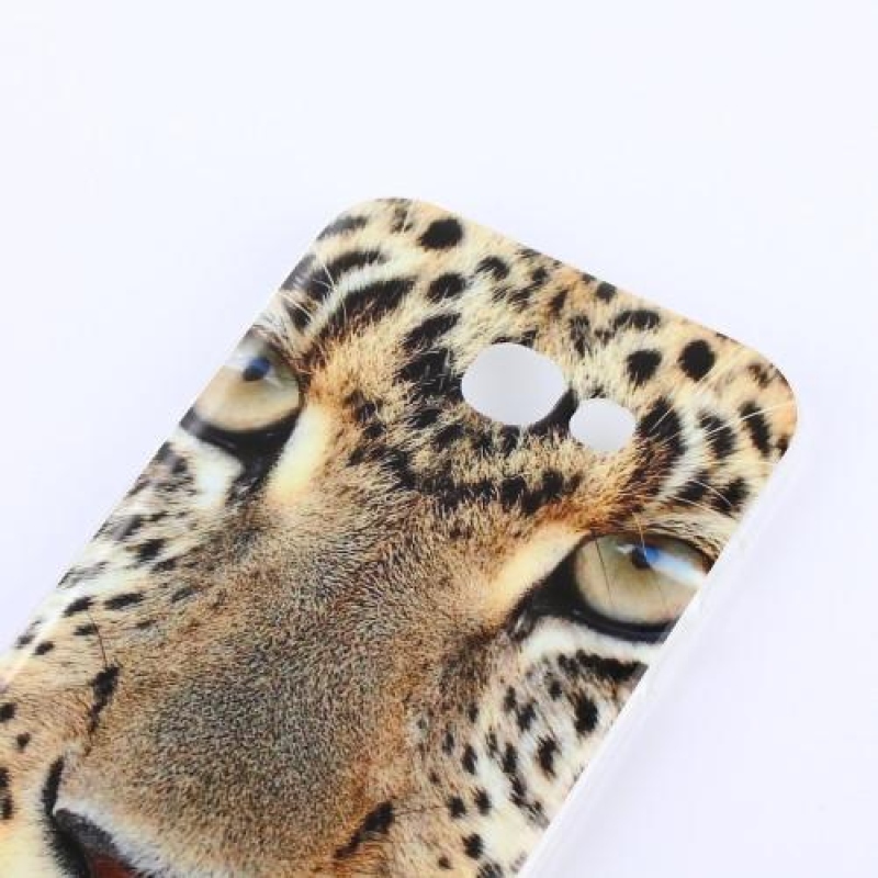 Rows gélový obal pre Samsung Galaxy A3 (2017) - leopard