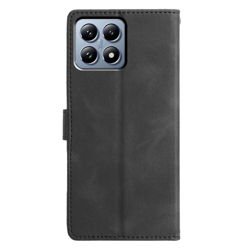 Triangly knižkové púzdro na Xiaomi 15T Pro - čierne