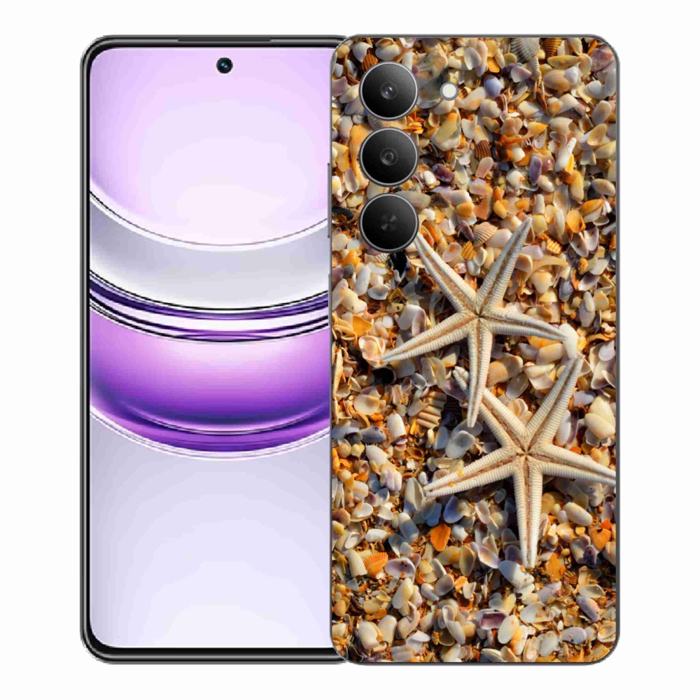 Gélový kryt mmCase na Realme 14x 5G - morské hviezdice