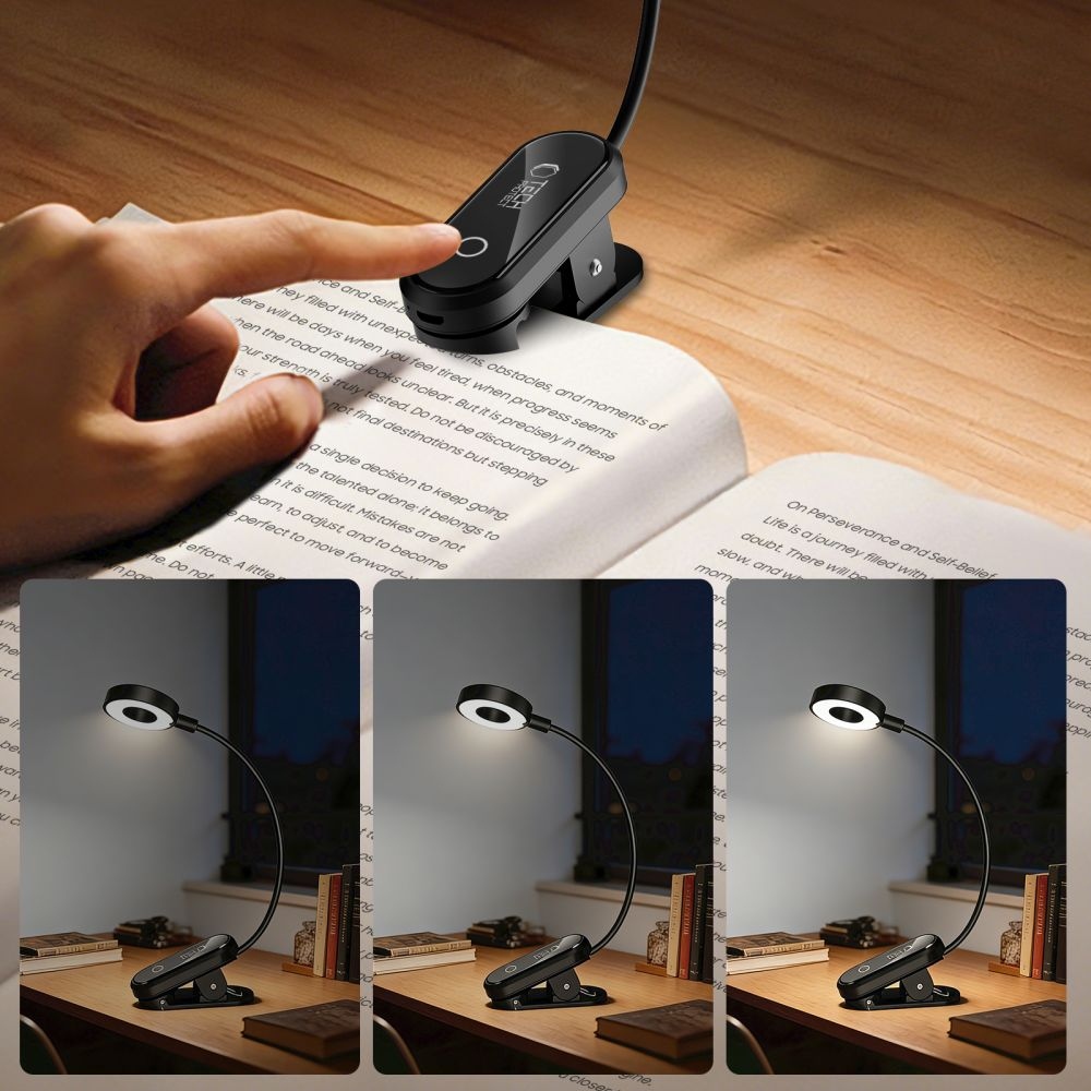 Tech-Protect LL100 LED lampička na čítanie s klipsom