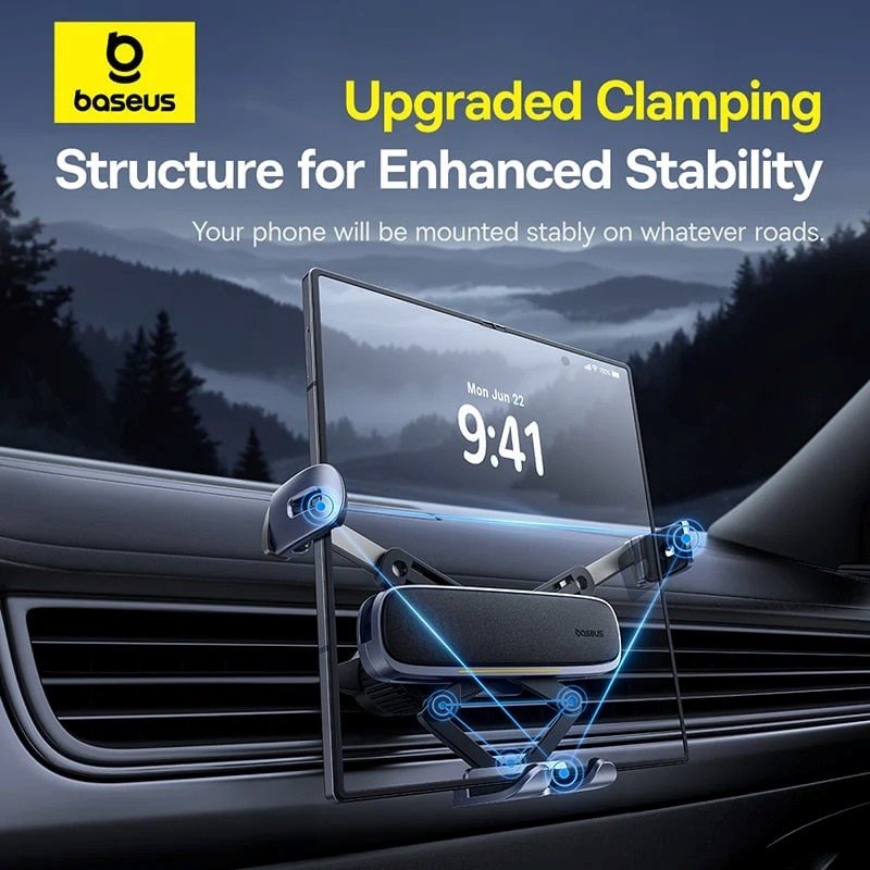 Baseus UltraControl Gravity Car Holder pre skladací telefón Space Grey